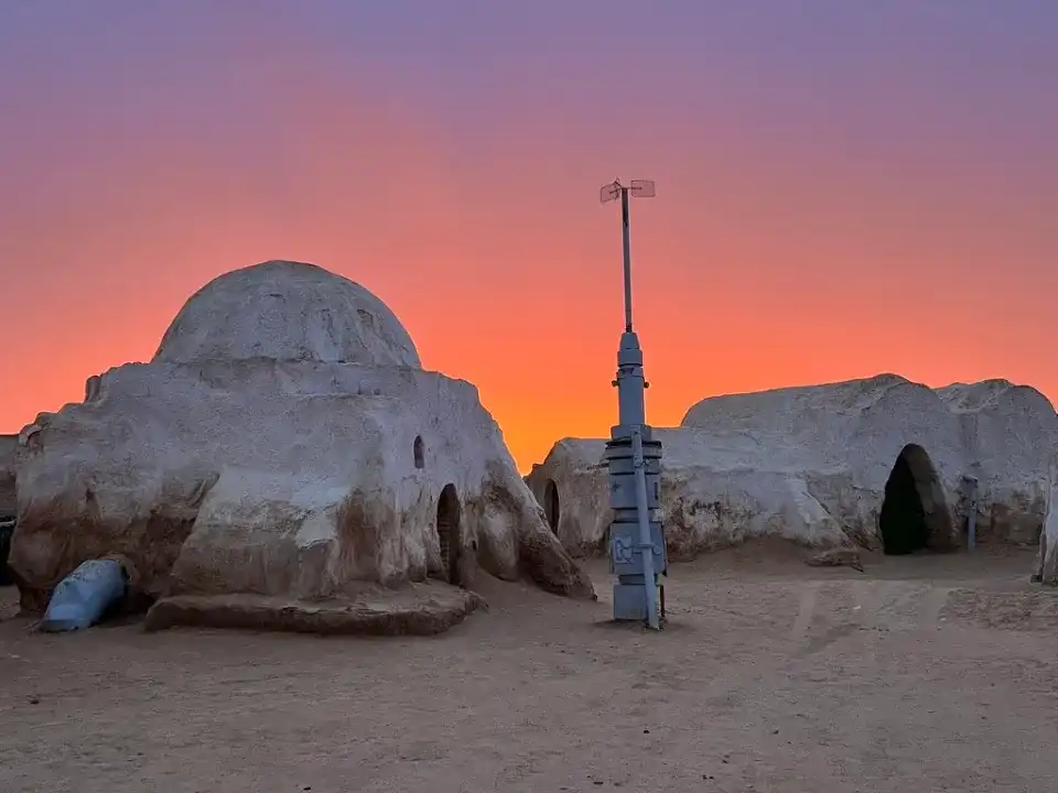 Sur les traces de Star Wars en Tunisie la carte des decors de Tatooine 1